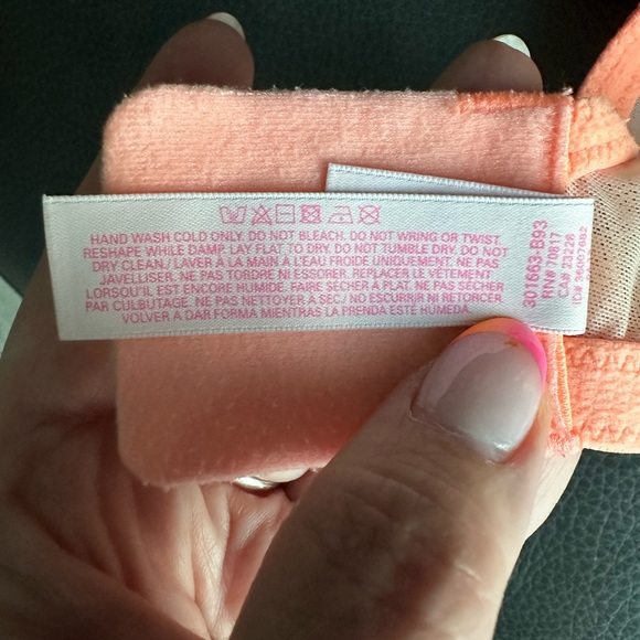 Victoria’s Secret Demi Lightly Lined Bra Peach/ Orange Size 34DDD - Picture 6 of 6